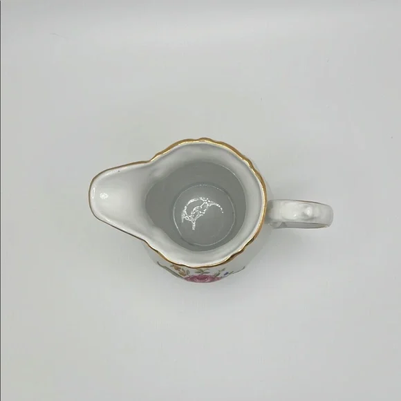 Vintage Creamer Winterling Bavaria Porcelain Floral Gold Accents - Picture 6 of 10